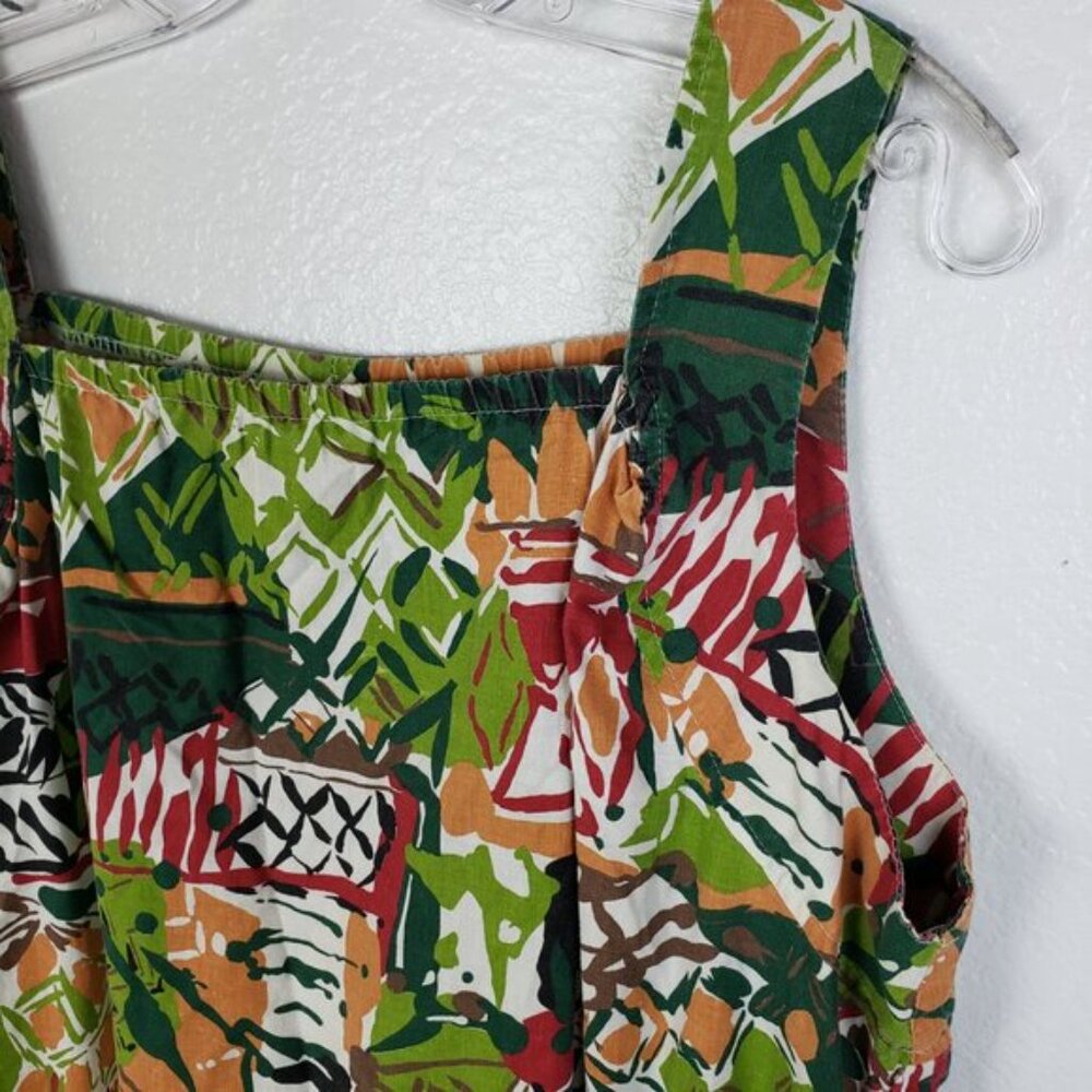 Vintage JAYLAN of California Summer Dress Tunic Colorful Abstract Art Print XL - Picture 4 of 11